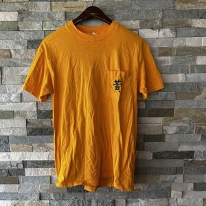 Vintage 70s Hanes Beefy T Shirt Pocket Tee Los Angeles Wongs LA Large
